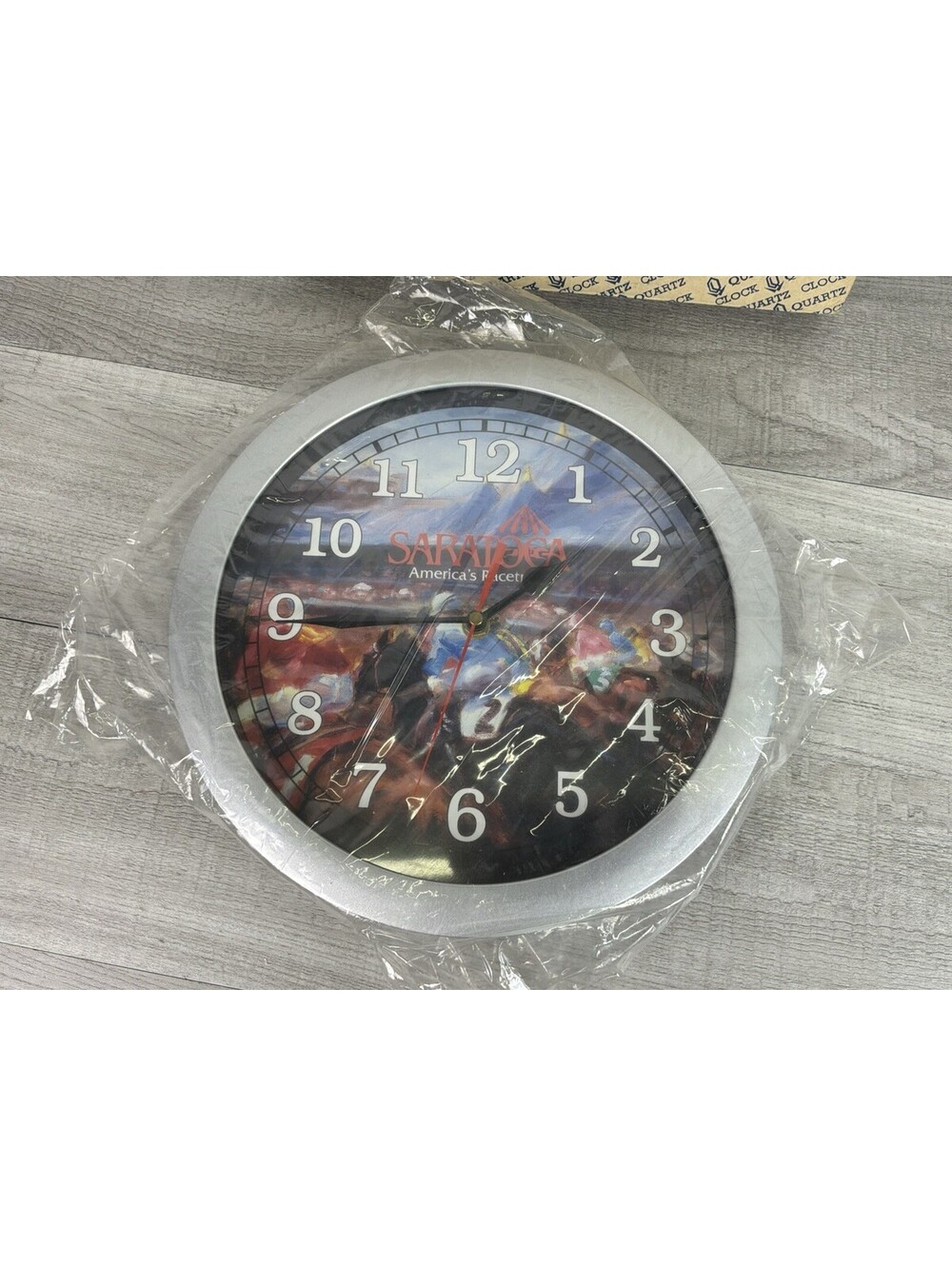 Saratoga Race Course Quartz Wall Clock – New in Box